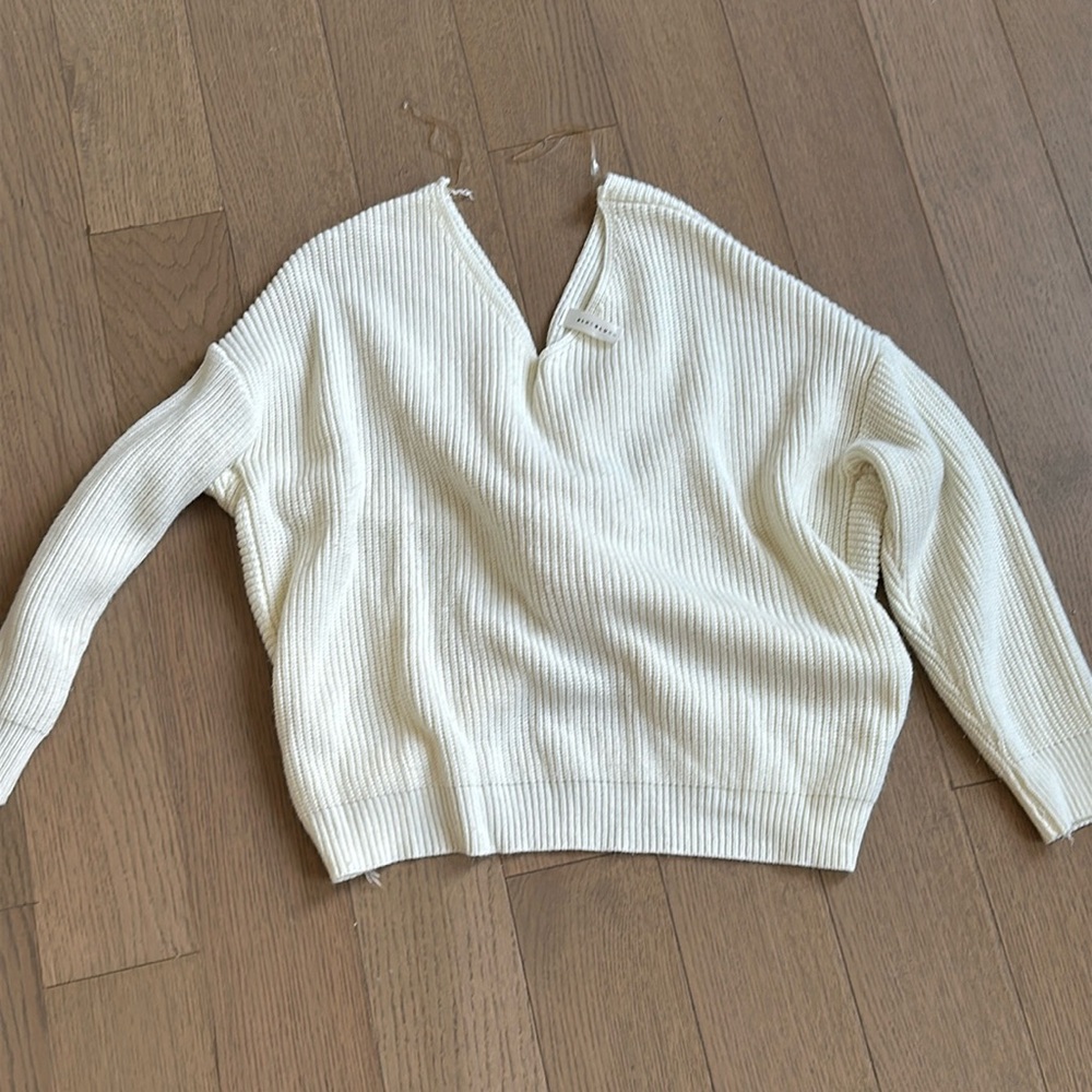 Boutique knot back sweatshirt